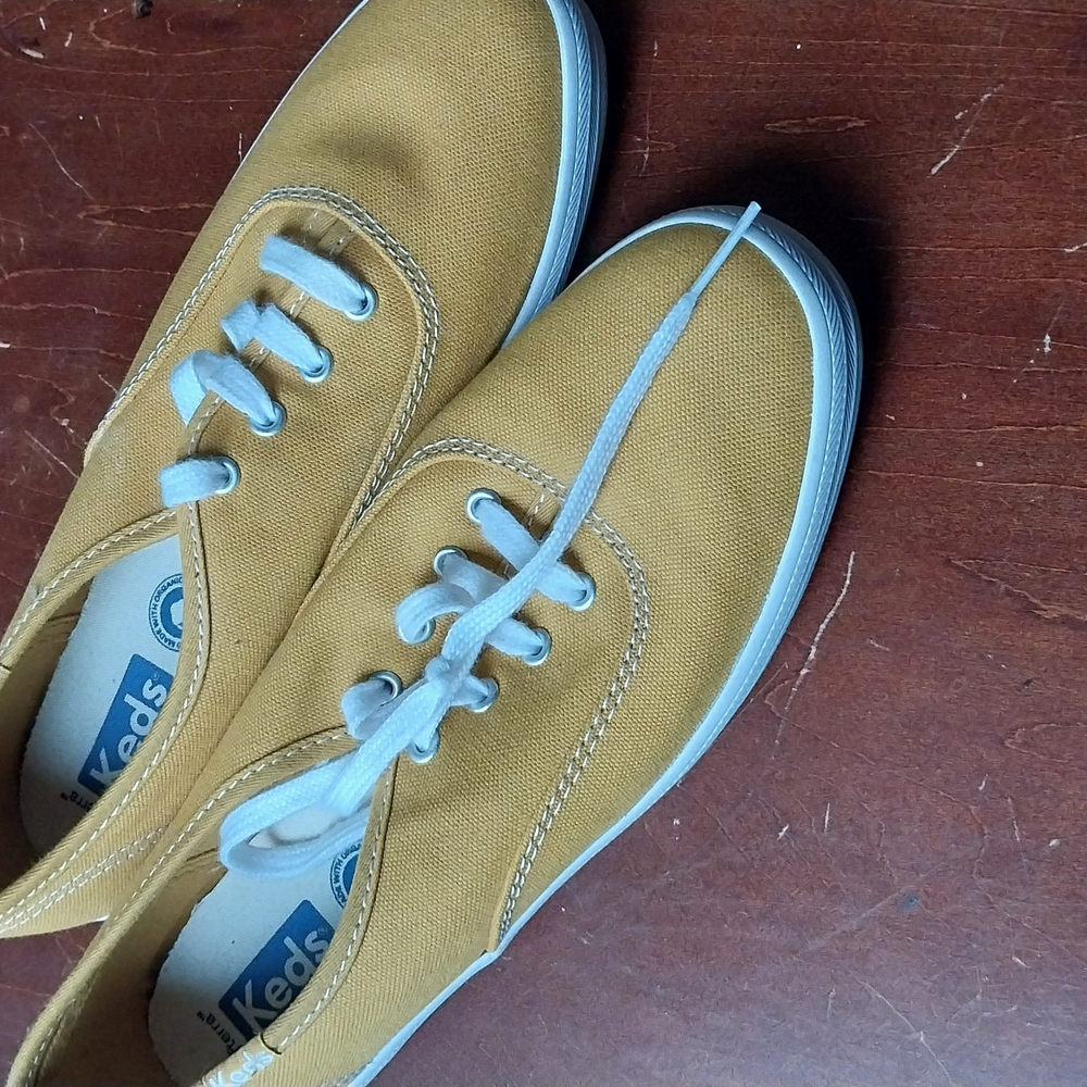Keds Tan Espadrilles Canvas Shoes Classic Design